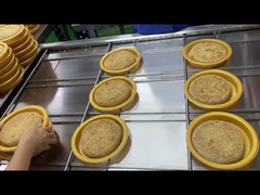 रैखिक खाद्य ट्रे सीलर मशीन अनुकूलन योग्य आकार और डिजाइन बड़े व्यास वाले पैलेट के लिए