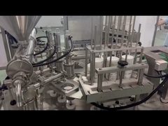 क्रीम चॉकलेट जाम कप के लिए घुमावदार दही कप भरने सीलिंग कैपिंग मशीन