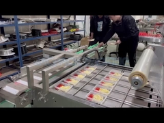 पका हुआ भोजन वैक्यूम ट्रे सील मशीन, 380V लंच ट्रे सील मशीन