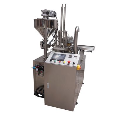 खरीदें पीएलसी रोटरी कप भरने सील मशीन 8cups/Min औद्योगिक उपयोग के लिए online manufacture