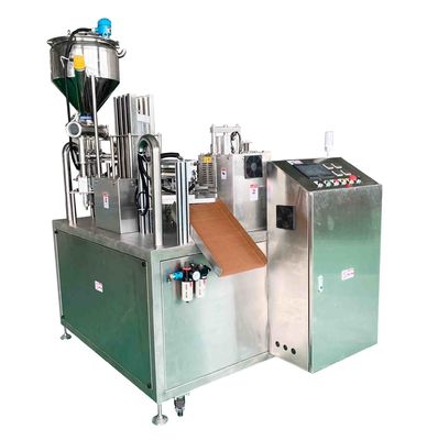 खरीदें कप पैकेजिंग के लिए 100-500 मिलीलीटर प्लास्टिक कप भरने सील मशीन online manufacture