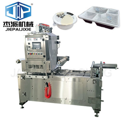 खरीदें 2200*920*1700 मिमी स्टेनलेस स्टील वैक्यूम ट्रे सील मशीन 1000 ट्रे/घंटे की सील गति के साथ online manufacture