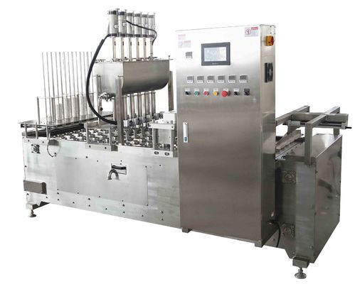 2.2KW स्वचालित प्लास्टिक कप सीलिंग मशीन उच्च परिशुद्धता तरल भरने की मशीन