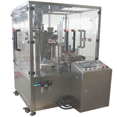 डबल हेड्स प्लास्टिक कप भरने सील मशीन 100-500ml उच्च सटीकता ≤±1%